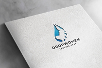 Drop Women Pro Logo Template Screenshot 3