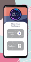 Android Analog and Digital Clock Live Wallpaper Screenshot 2