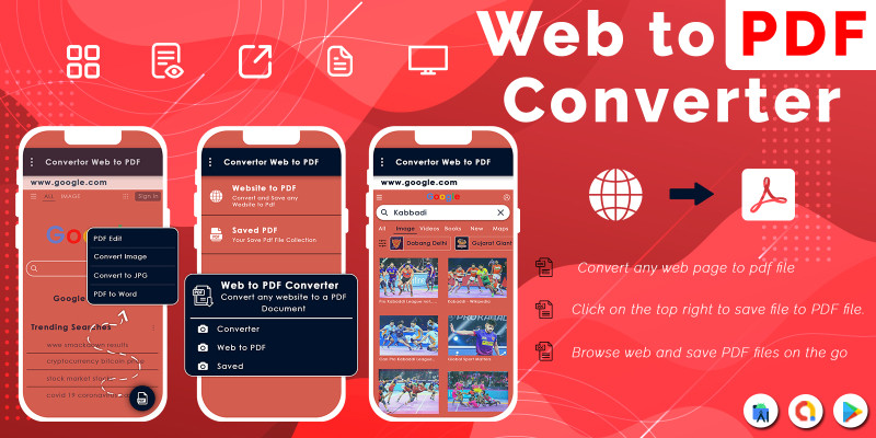 Web to PDF Converter - Android Source Code