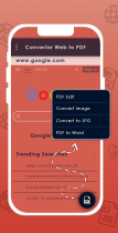 Web to PDF Converter - Android Source Code Screenshot 4