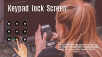 Keypad Lock Screen -Android Source Code Screenshot 1