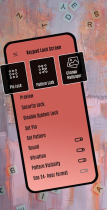 Keypad Lock Screen -Android Source Code Screenshot 3