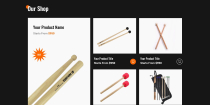 Drum Stick UI Template - UI Adobe XD Screenshot 3