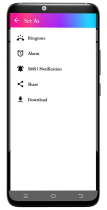 Mobiles Ringtones - Android Source Code Screenshot 6