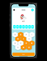 Honey Word Puzzle Game iOS Game Screenshot 2