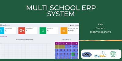 Multi School ERP Software System