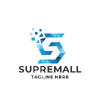 Supremall Letter S Pro Logo Template