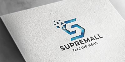 Supremall Letter S Pro Logo Template