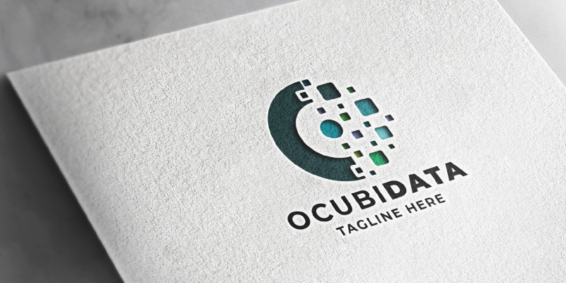 Ocubic Data Letter O Pro Logo Template