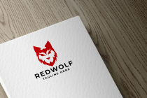 Red Wolf Pro Logo Template Screenshot 2