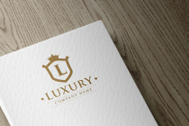 Luxury Letter L Pro Logo Template Screenshot 2
