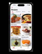 Recipe iOS WordPress App Screenshot 2