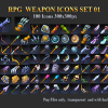 RPG Weapon Icons Set 01