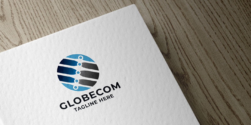 Globecom Vision Pro Logo Template