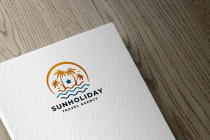 Sun Holiday Pro Logo Template Screenshot 1