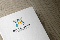 Digi Human Pro Logo Template Screenshot 1