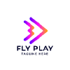 Fly Play Pro Logo Template