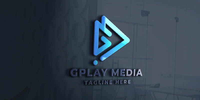 GPlay Media Pro Logo Template