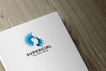 Super Girl Pro Logo Template Screenshot 1