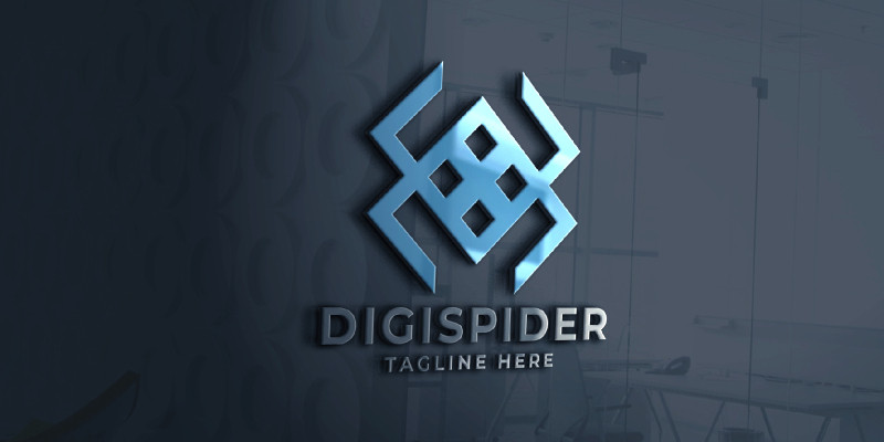 Digital Spider Pro Logo Template