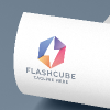 Flash Cube Pro Logo Template