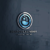 Happy Laundry Pro Logo Template