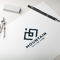 Mountain Letter M Pro Logo Template