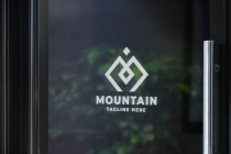 Mountain Letter M Pro Logo Template Screenshot 2