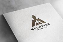 Mountane Letter M Pro Logo Template Screenshot 1