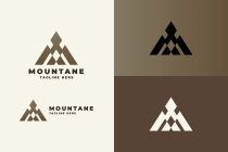 Mountane Letter M Pro Logo Template Screenshot 2