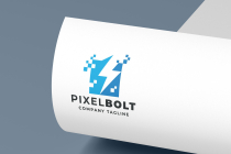 Pixel Bolt Pro Logo Template Screenshot 2