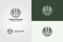 Tree Home Pro Logo Template Screenshot 3