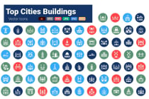 Top Cities Building Icons pack Screenshot 4