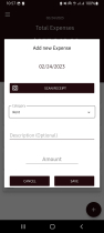 Expense Mate Offline Android Mobile App Screenshot 2