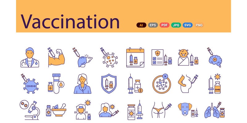 Vaccination Icons Pack