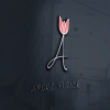 Amore Flowers Logo Template For Flowers