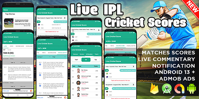 Latest IPL Live Cricket Score Android App
