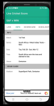 Latest IPL Live Cricket Score Android App Screenshot 3