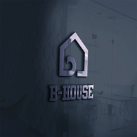 B-House Logo Template For Construction And House
