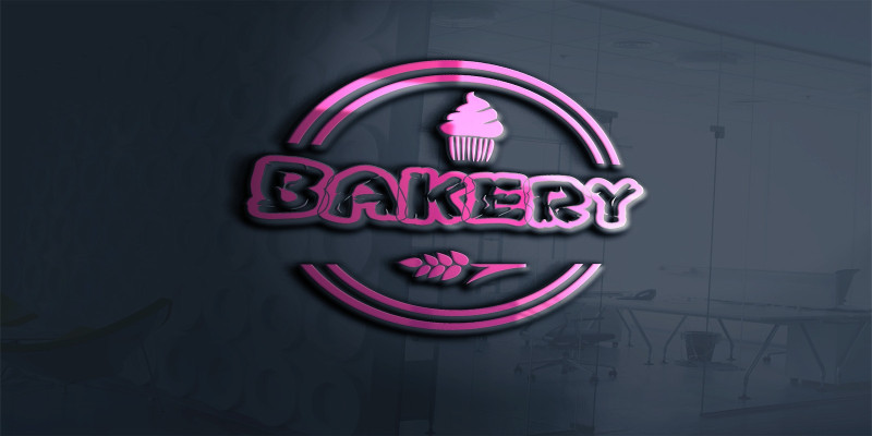 Bakery Logo Template For Bakery With Wheat