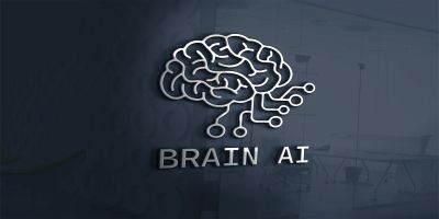 Brain Ai Logo Template For Artificial Intelligence