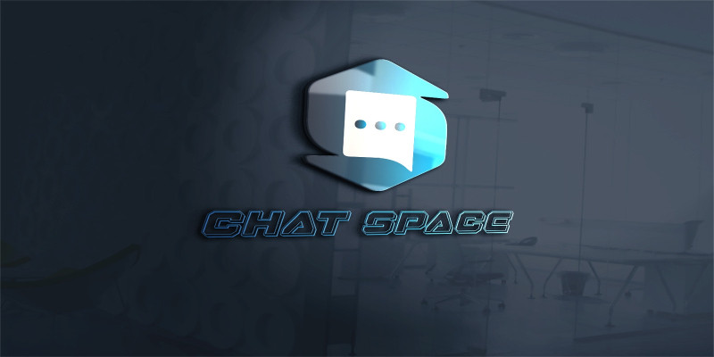 Chat Space Logo Template For Chatting