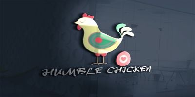 Humble Chicken Egg Logo Template For Chicken