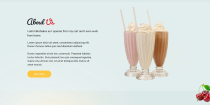 Milk Shake - UI Adobe XD Screenshot 3