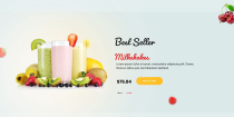 Milk Shake - UI Adobe XD Screenshot 4