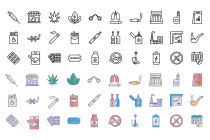 Tobacco Nature And Drugs Vector Icons Screenshot 2