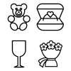 Wedding Vector Icons Pack