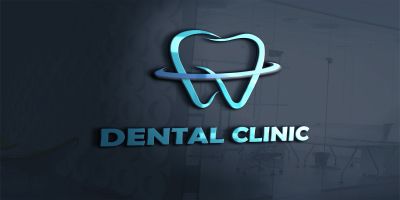 Dental Clinic Logo Template For Dentist