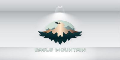 Eagle Mountain Logo Template
