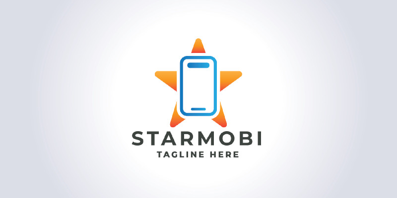 Star Mobile Logo Pro Template